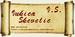 Vukica Skevelić vizit kartica